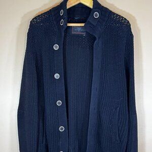 #15 Women's GUESS Chunky Knit Button-Front Cardigan, Black, Size Small